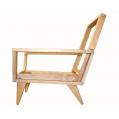 1960's Style Two Tone Fabric Chair